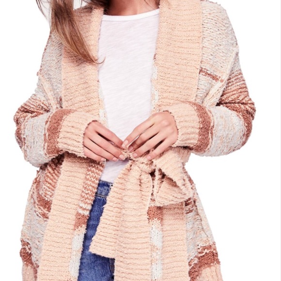 NEW Free People Cozy Cabin Cream Sweater - Picture 3 of 5